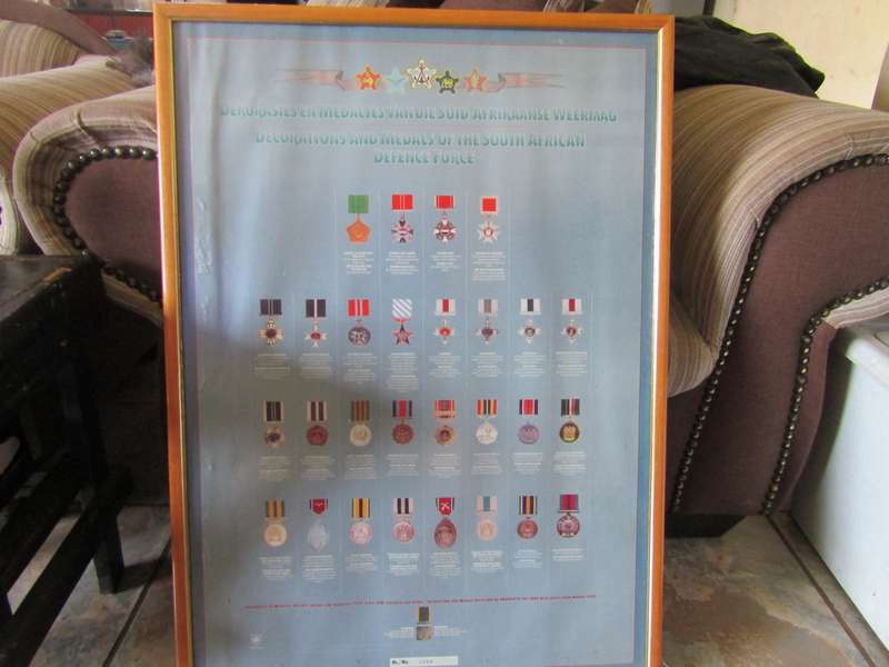 Numbered Decoration and Medals of the South African Defense Force (nr10) See discription