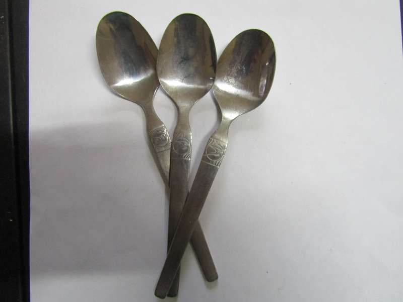 3 Vintage South African Airways  Tea Spoons. 1 Bid takes all