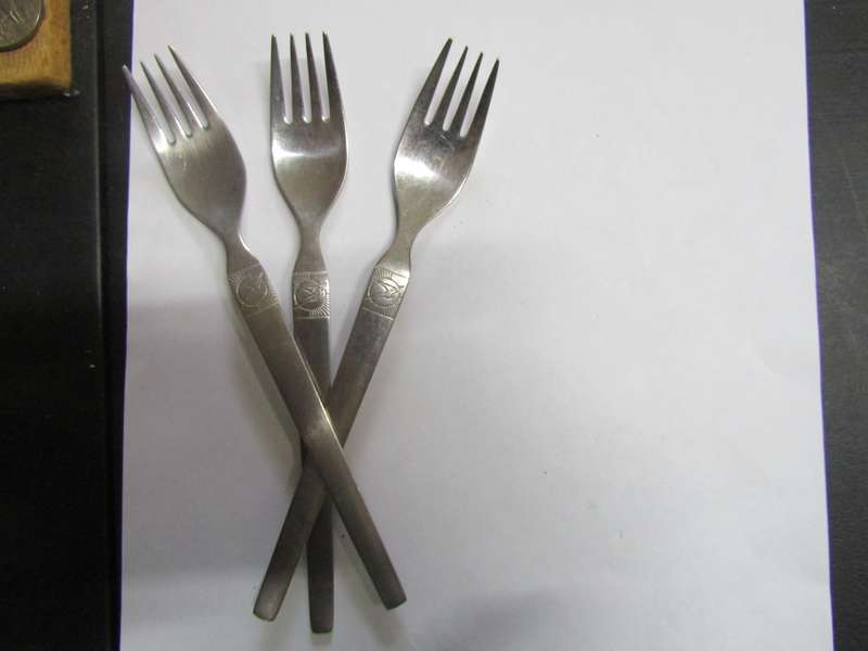 3 Vintage South African Airways  Forks. 1 Bid takes all