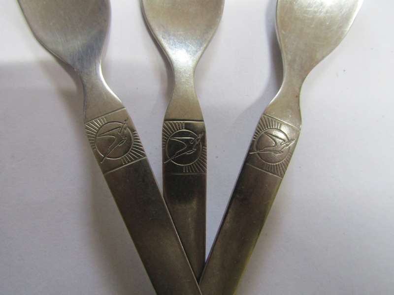 3 Vintage South African Airways  Forks. 1 Bid takes all