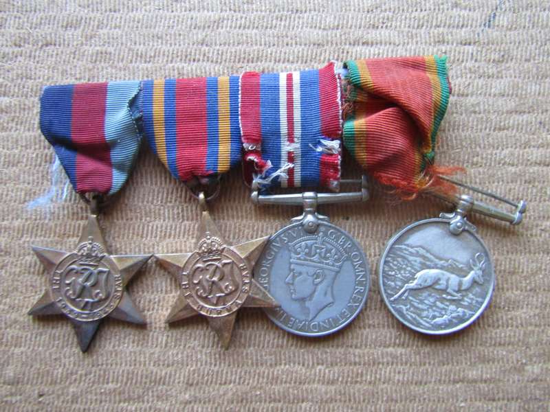 WW2 Medal group to CJ Kriek