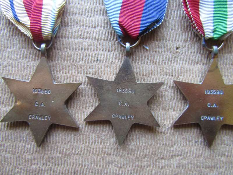 WW2 Medal group to CA Crawley