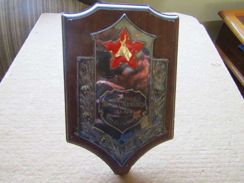 SADF Plaque to Kol HJ Nienaber
