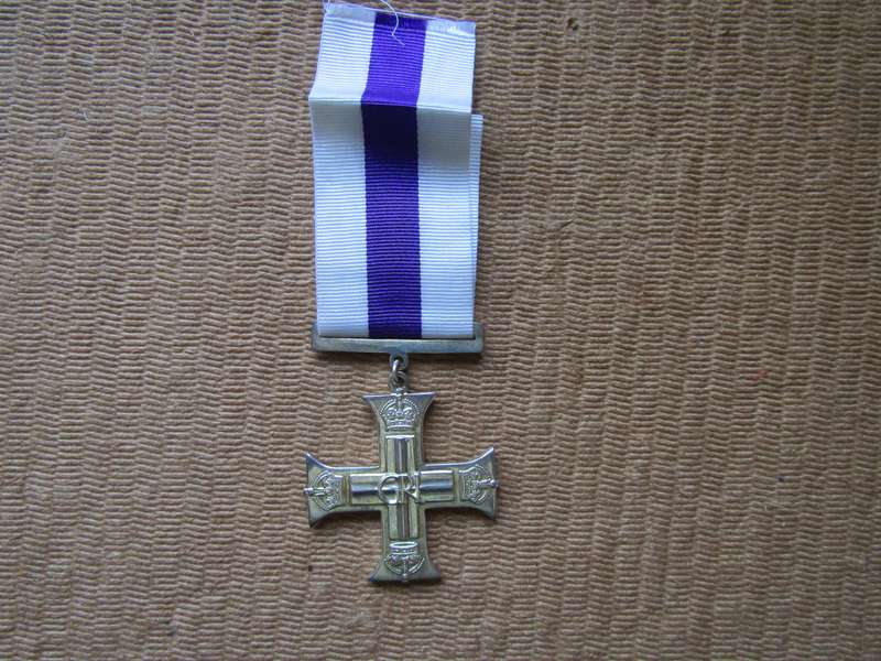Military Cross Medal . Sterling Silver . Its a Copy