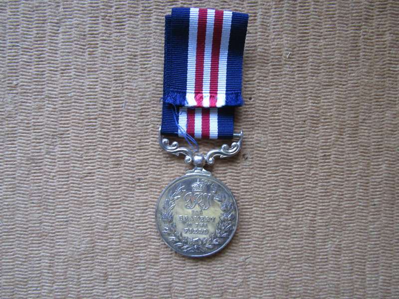 Bravery Medal . Sterling Silver . Its a Copy