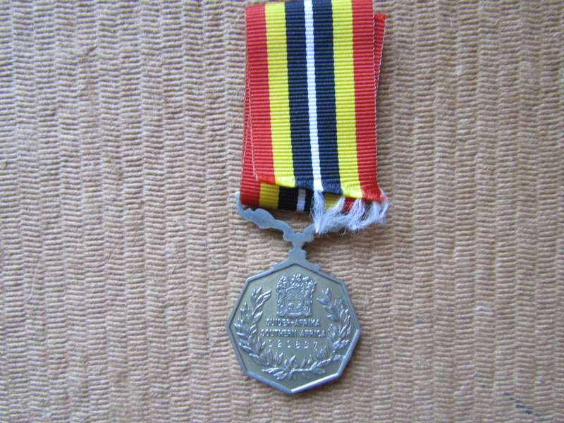 SADF Southern Africa Medal. Full Size