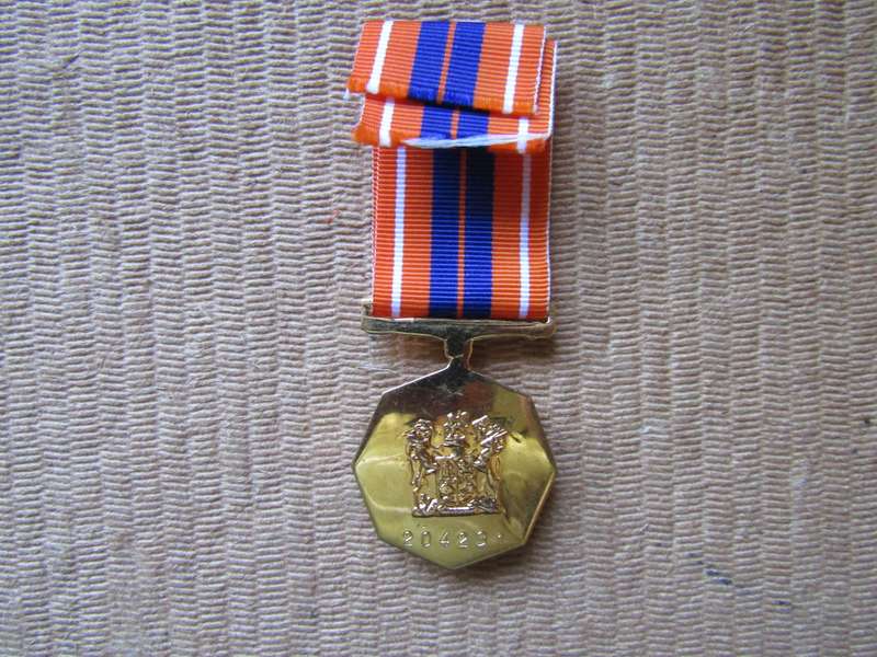 SADF Pro Patria Fixed Type Medal. Full Size