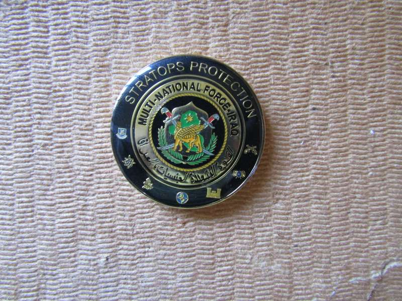 USA Embassy Baghdad Iraq  Operation Freedom Challenge Coin. (B)