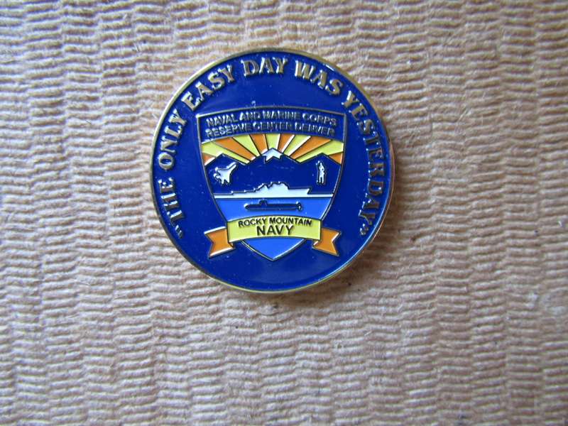 USA Navy Rocky Mountain Challenge Coin. (D)