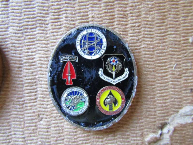 United States Special Operations Command Challenge Coin. (G)