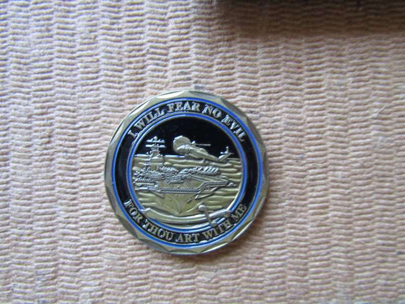 Fear No Evil Challenge Coin. (L)