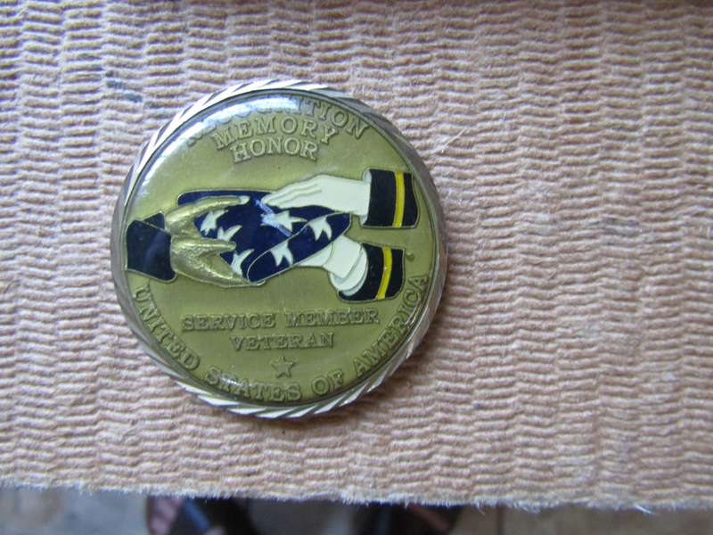 Recognition Memory  Honor Challenge Coin. (M)