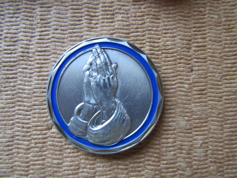 Religious Challenge Coin. (O)