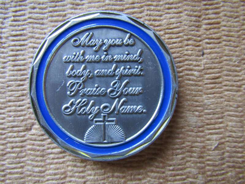 Religious Challenge Coin. (O)