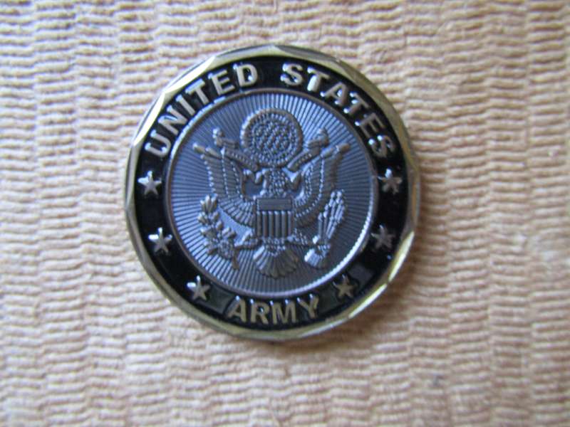 US Army E-6 Staff Sergeant Challenge Coin. (Q)