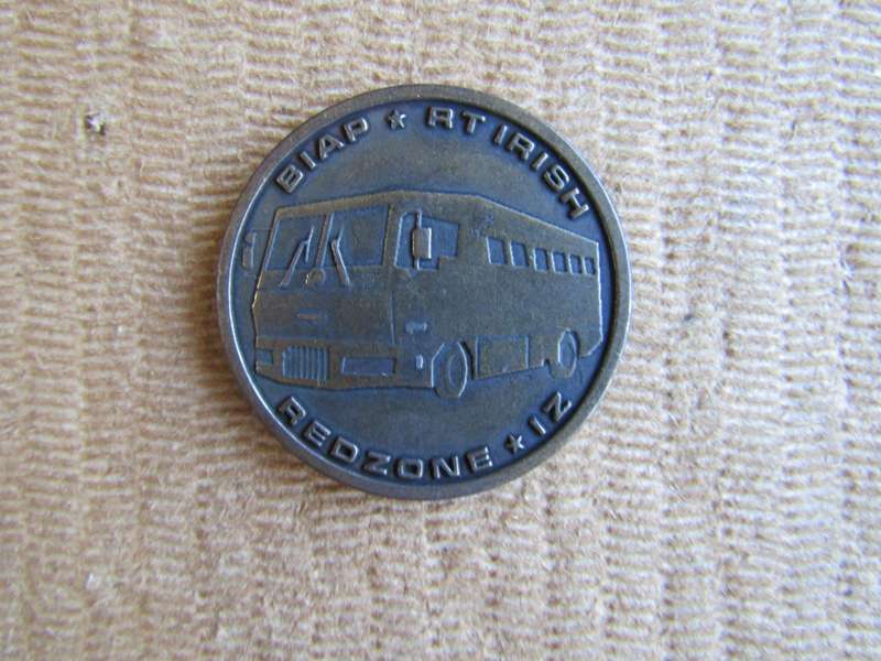 US Army Rhino Runner Red zone 12. Challenge Coin (T)