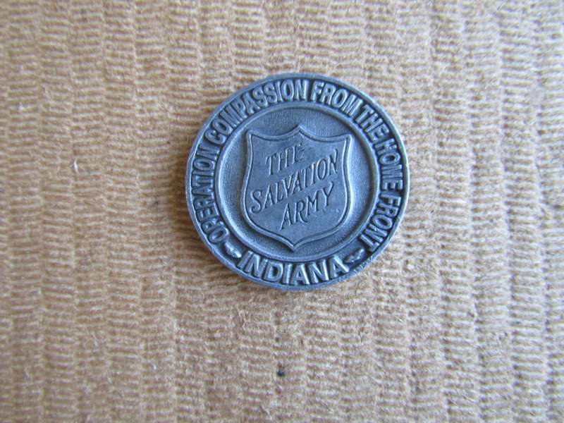 US Salvation Army Indiana. Challenge Coin (V)