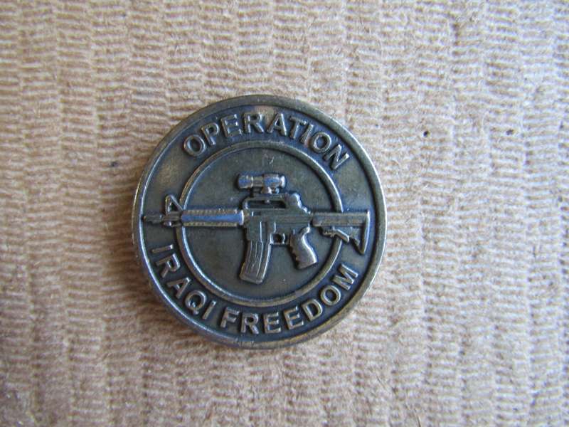 US Army Multi National Iraq force Challenge Coin (Y)