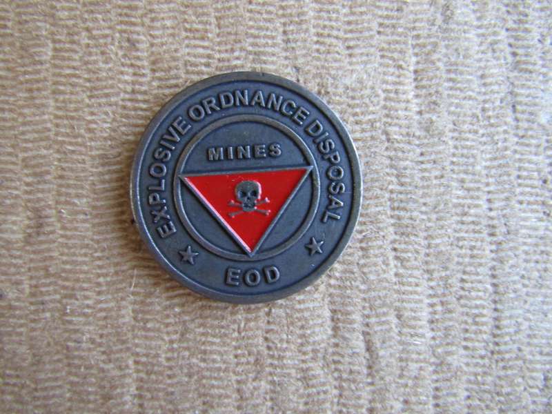 US Explosive Ordnance Disposal Challenge Coin (A3)