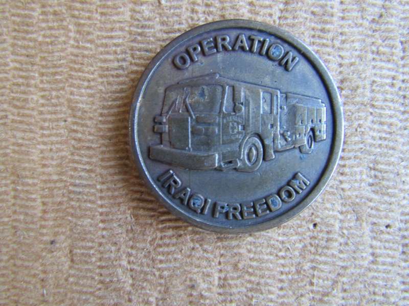 US Baghdad Fire Rescue Challenge Coin (A5)