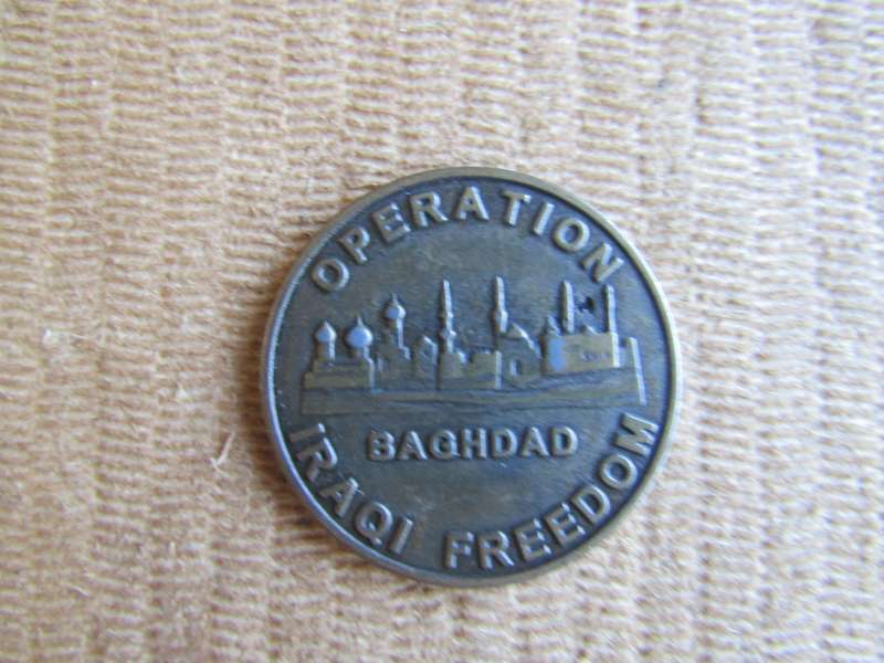 US Operation Iraq Freedom Challenge Coin (A7)