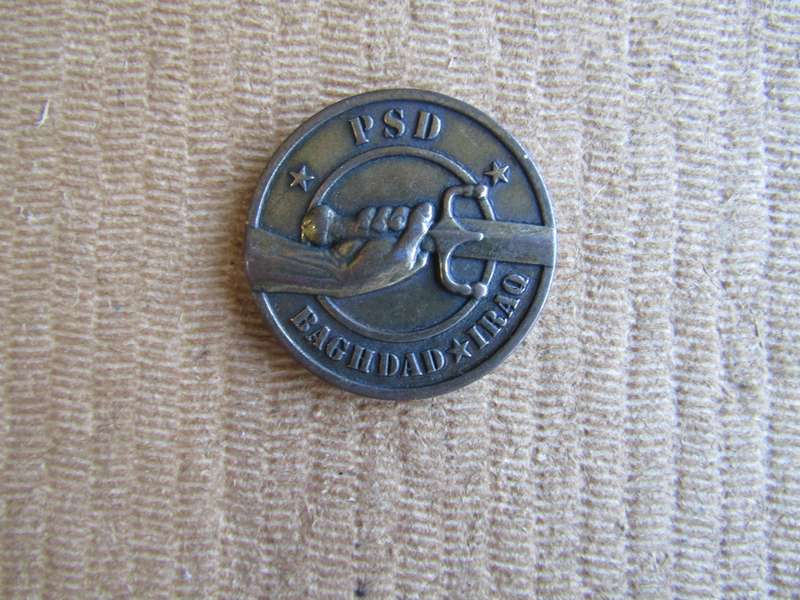 US PSD Iraq Challenge Coin (A12)