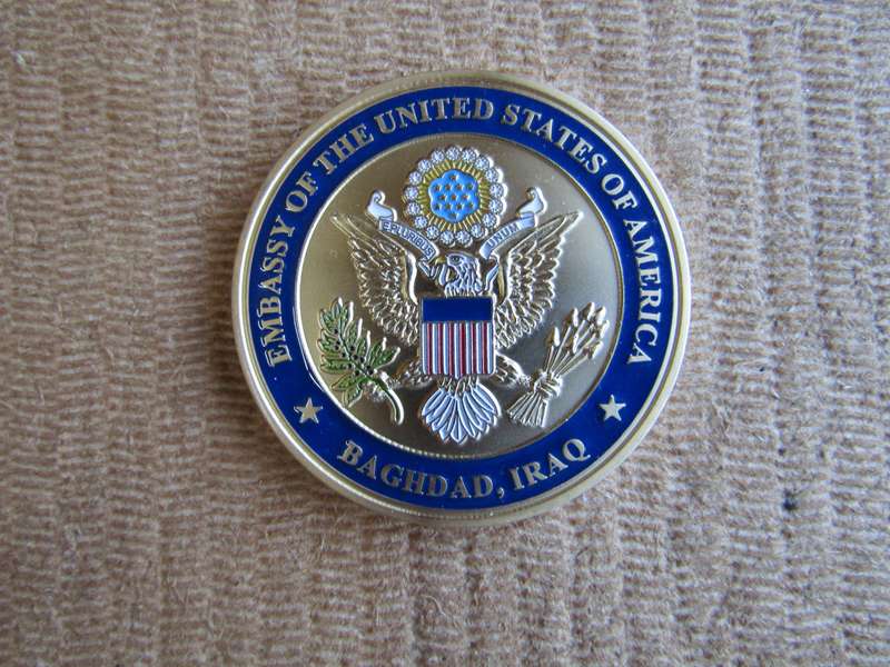 Embassy of the United States  Challenge Coin (A18) Big
