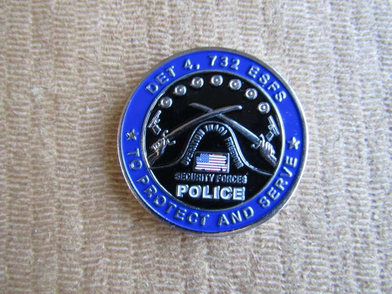 USA Security Force Police Challenge Coin (A26)
