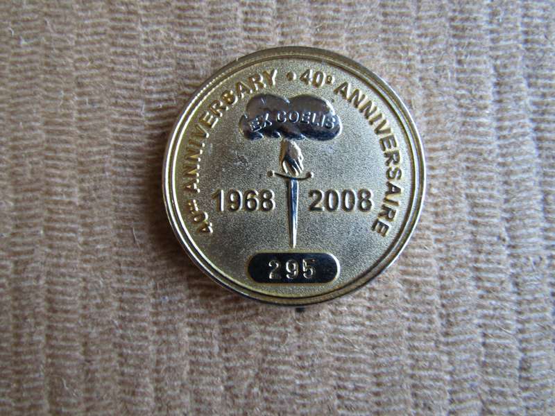 Canada 40th Anniversary EX Coelis  Challenge Coin (A32) Nr 295