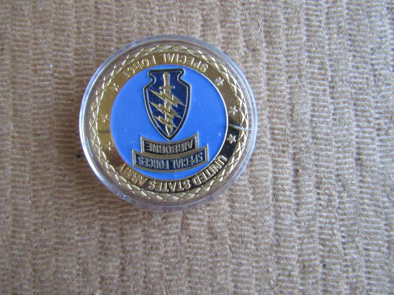USA Special  Forces Airborne Challenge Coin (A34)