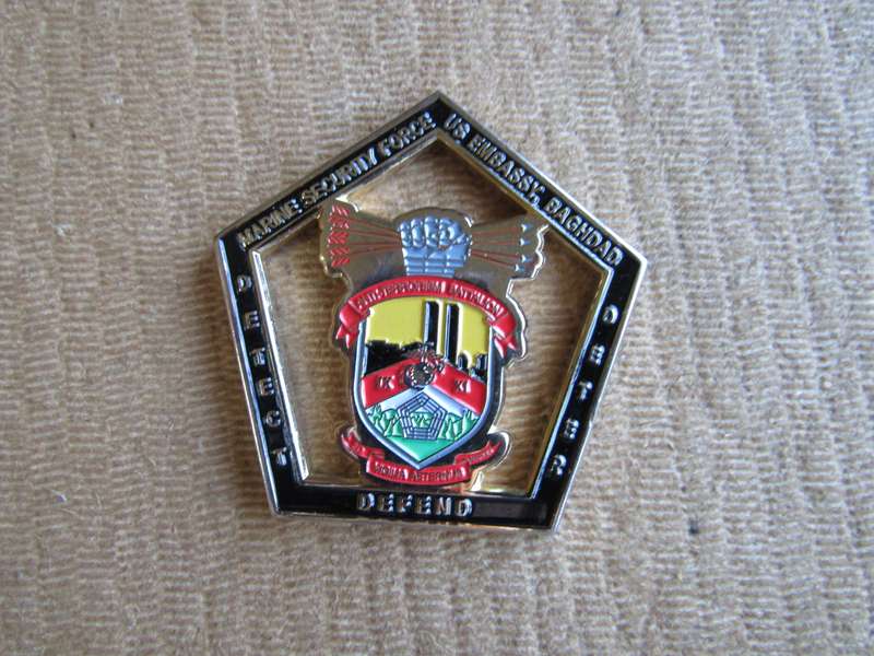 USA Marine Security Police Challenge Coin (A35)