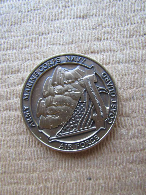 USA Navy Army Airforce Marines Coast Guard Challenge Coin (A40)
