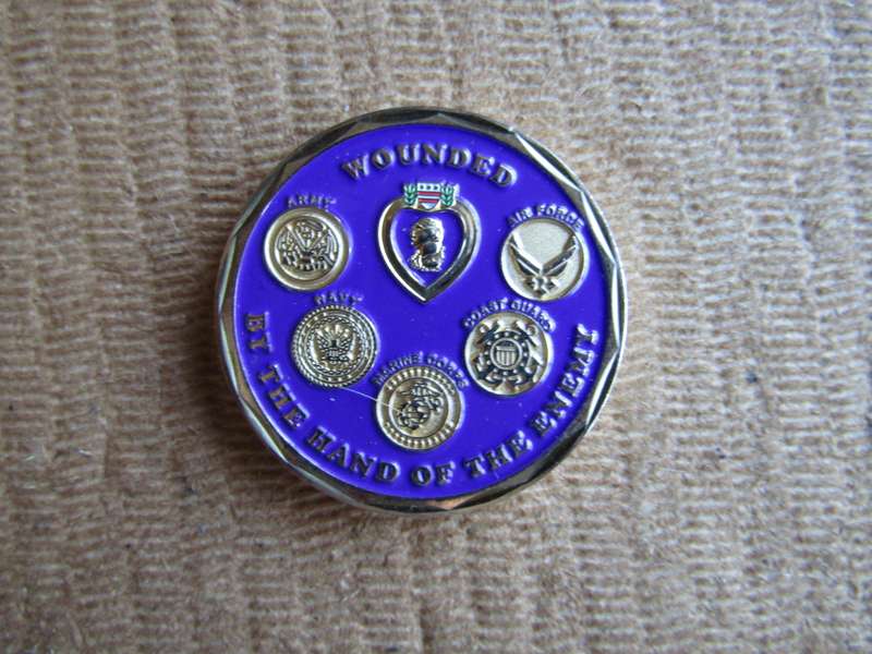 USA Purple Heart Challenge Coin (A44)
