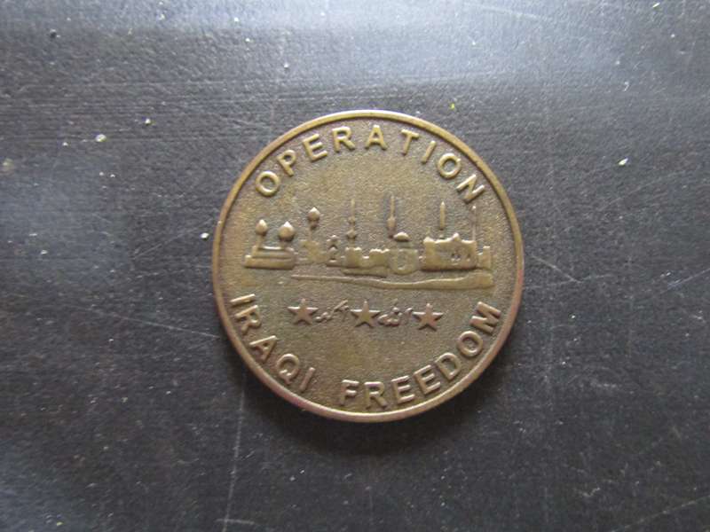 You send me to Iraq  Challenge Coin (A50)