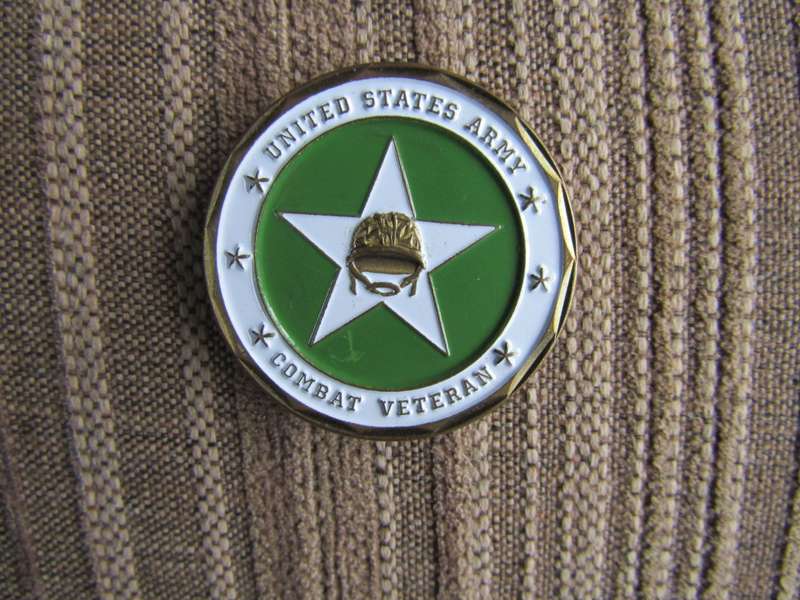 Combat Veteran Challenge Coin (A55)
