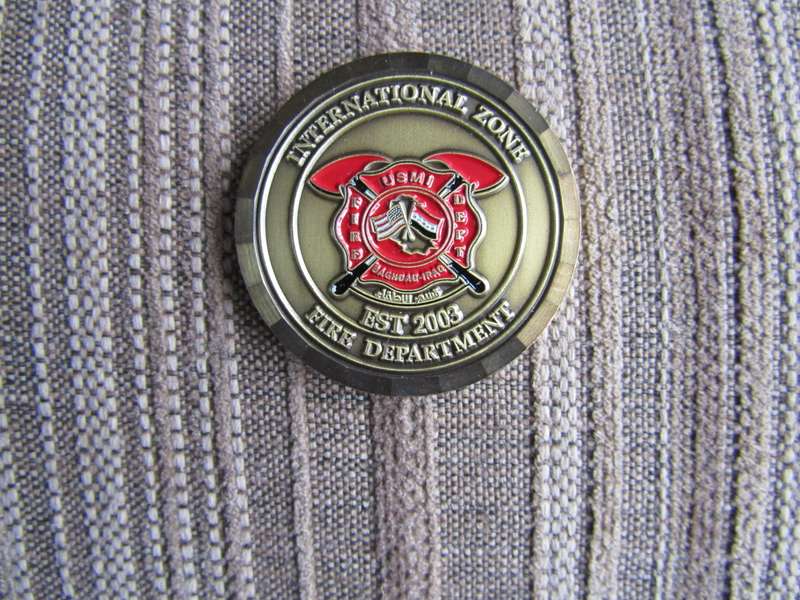 International Zone Fire Department Challenge Coin (A61)
