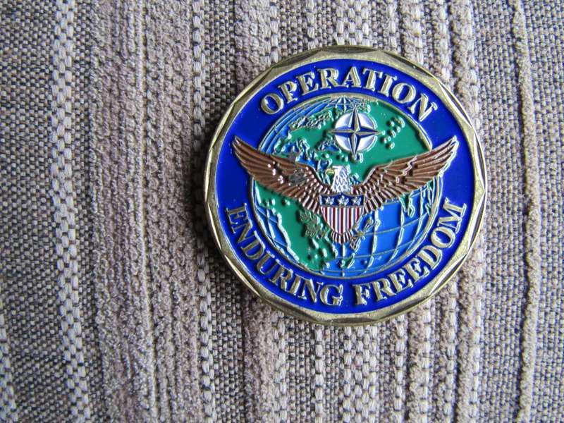 Induring Freedom Challenge Coin (A65)