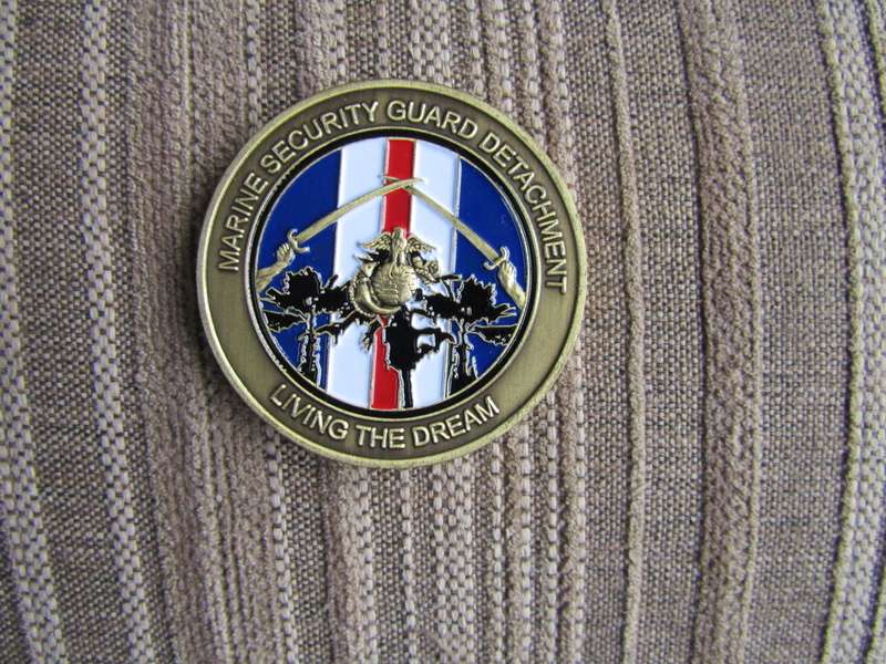 Marine Security Guard Detachment Challenge Coin (A71)