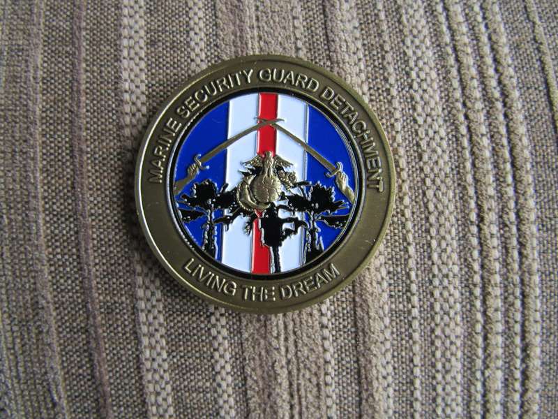 Marine Security Guard Detachment Challenge Coin (A73)