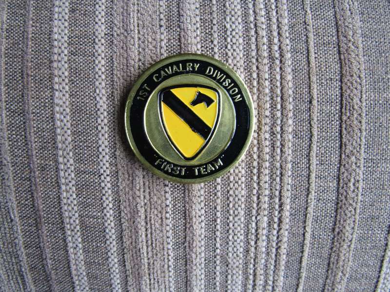 1st Calvary Division Challenge Coin (A75)