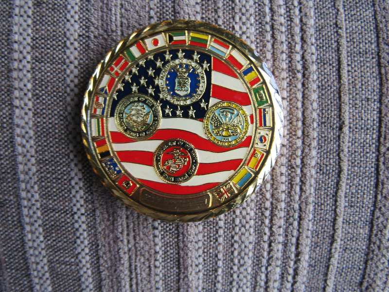 Multi International Force Iraq Challenge Coin (A76)