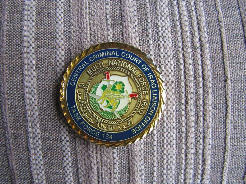 Central Criminal Court Of Iraq Challenge Coin (A79)