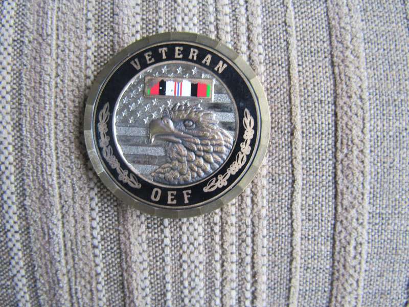 OEF Veterans Challenge Coin (A88)