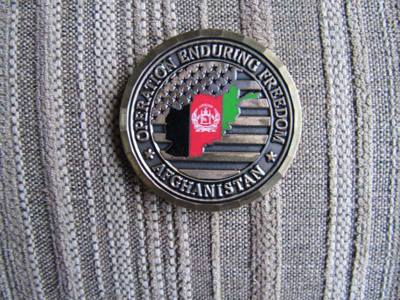OEF Veterans Challenge Coin (A88)