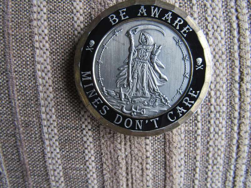 Mines Operation Enduring Freedom Challenge Coin (A94)