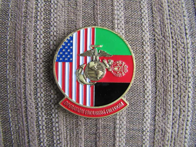 US Marine Corps Afghanistan Challenge Coin (A97)