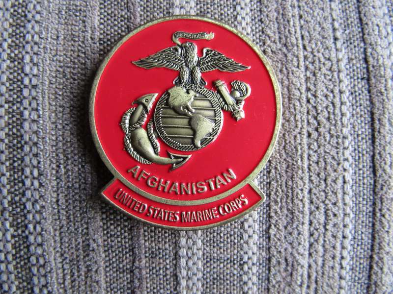 US Marine Corps Afghanistan Challenge Coin (A97)