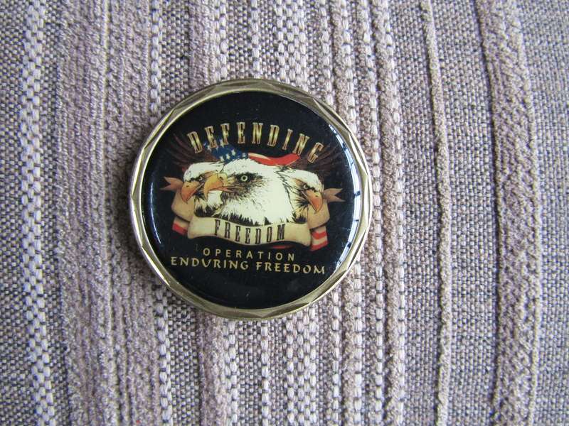 Defending Freedom Afghanistan Challenge Coin (B1)
