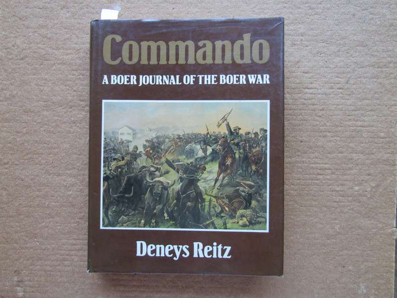 Hardback With Dust Cover Deneys Reitz Commando