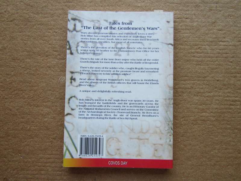 Anecdotes Of The Anglo Boer War By Rob Milne